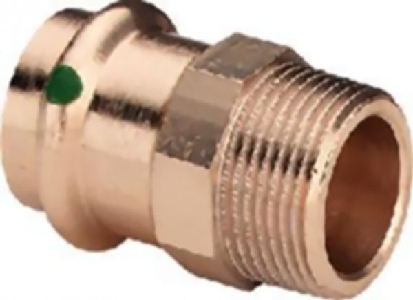 VIEGA Sanpress overgang ¾"x22mm af rødgods muffe/nippel, SC-contur