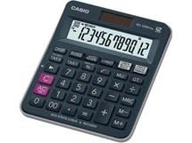 Casio MJ-120D Plus, Desktop, Grunnleggende, 12 sifre, Batteri/Solcelle, Svart