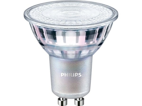 Philips MASTER LEDspot MV - LED-pære for søkelys - GU10 - 4.9 W (ekvivalent 50 W) - klasse A+ - varmt hvitt lys - 2200-2700 K