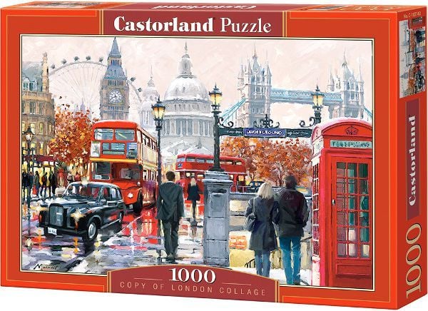 Castorland London Collage 1000 pcs, 1000 styck, Stad, 9 År
