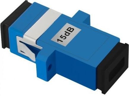 Qoltec - Verkkovahvistin - SC/UPC yksimuotokuidusta (naaras) SC/UPC yksimuotokuidukseen (naaras) - valokuitu - 15 dB