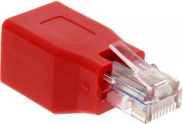 InLine 69994K, RJ-45, RJ-45, Rød
