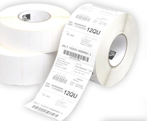 Zebra Z-Perform 1000T Removable - Papir - matt - fjernbart adhesiv - ubelagt - hvit - 100 x 150 mm 6000 rull(er) (6 rull(er) x 1000) merkelapper