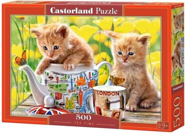 Castorland Tea Time 500 pcs, 500 kpl, Kasvisto, 9 vuosi/vuosia
