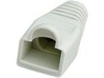 ROLINE Connector RJ45 UTP kink protector, grey, RJ-45, 5,8 mm (0.228"), 10 kpl