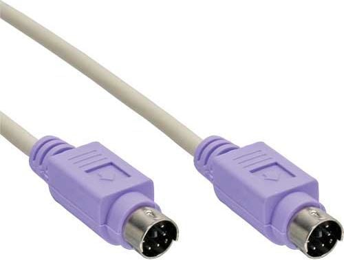 InLine 13332V, Beige, 2 m, Hankjønn, Hankjønn, 175 mm, 225 mm