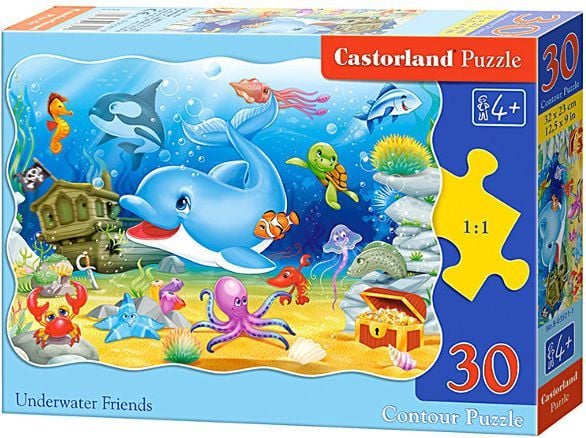 Castorland 30 elementtiä Delfiini ja ystävät