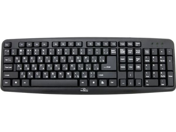 Titanium TKR101 - Tastatur - USB - Russisk