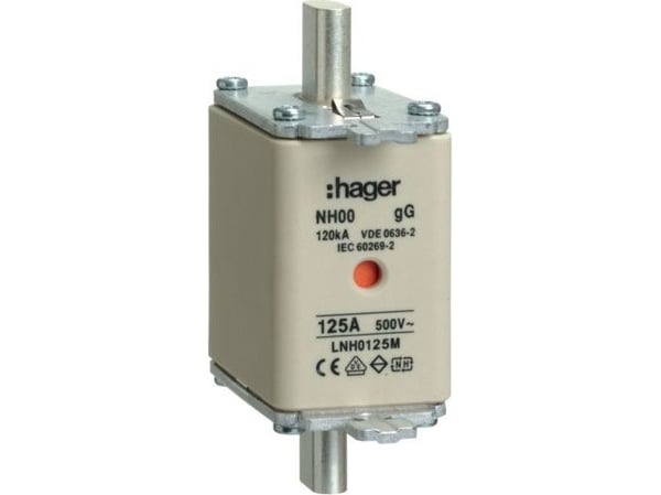 Hager LNH0125M, 21 mm, 79 mm, 58,5 mm, 58,5 mm