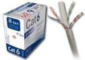 ALANTEC - Irtokaapeli - 305 m - UTP - CAT 6 - vaaleanharmaa
