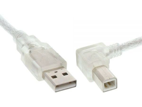 InLine 34517R, 0,5 m, USB A, USB B, Uros/uros, 0,48 Gbit/s, Läpinäkyvä