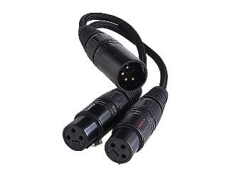 Furutech ADL XLR til XLR-kabel 0,1 m svart (x2)