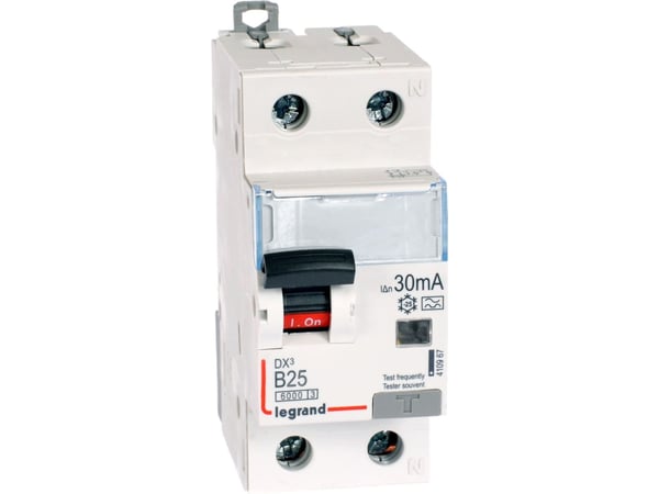 Legrand Residual current circuit breaker 2P 25A B 0.03A type A P312 DX3 (410967)