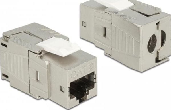 Delock - Modulinnlegg - CAT 7 - STP - RJ-45 - sink