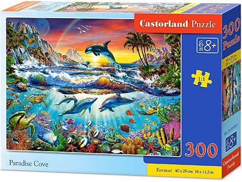 Castorland Paradise Cove 300 pcs, 300 stykker, Flora, 8 år