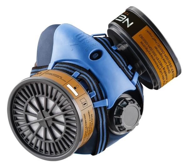 NEO silikon halvmaske 97-350 (til 2 patroner)