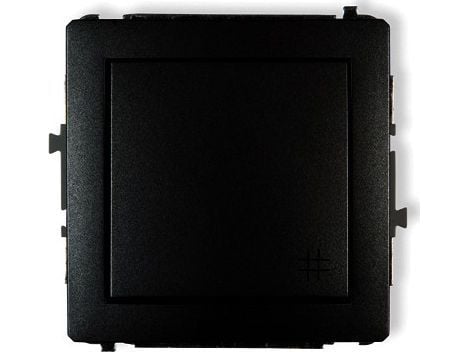 Karlik 12DWP-6, Pintakytkin, Musta, IP20, IP44, 250 V, 10 A