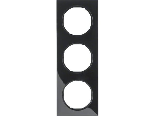Berker 10132245, Musta, Ruuviton, Berker, 1 kpl