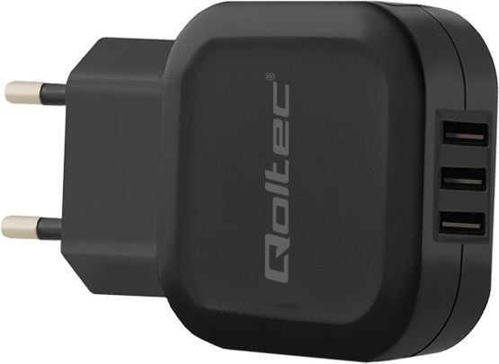 Qoltec 50191, Sisätila, AC, 5 V, Musta