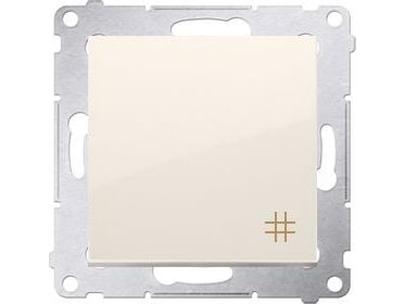 Kontakt-Simon DW7A.01/41, Muovi, Valkoinen, IP20, IP44, 250 V, 16 A, 75 mm