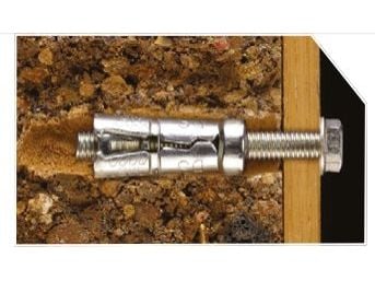Segmentansett med skrue 14 x 50 mm, 4 stk (STF40814-XJ)