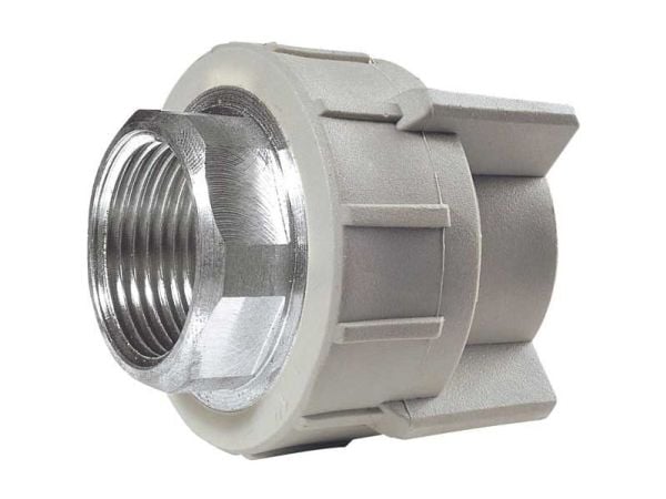 KAN-therm overgangsmuffe med innvendig gjenger 63x2" PP - 04103163