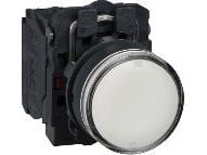 Schneider Electric XB5, Valkoinen, 24 V, 50 - 60 Hz, 10 A, 30 mm, 57 mm