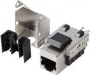 Lanberg KSF6-1090 - Modulinnlegg - CAT 6 - FTP - RJ-45 - sølv