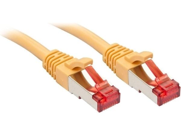 Lindy 47768, 10 m, Cat6, S/FTP (S-STP), RJ-45, RJ-45, Gult