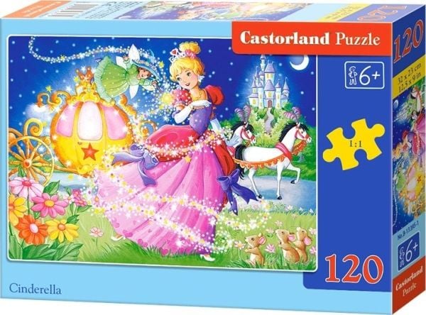 Castorland puslespill Cinderella 120 brikker (261563)