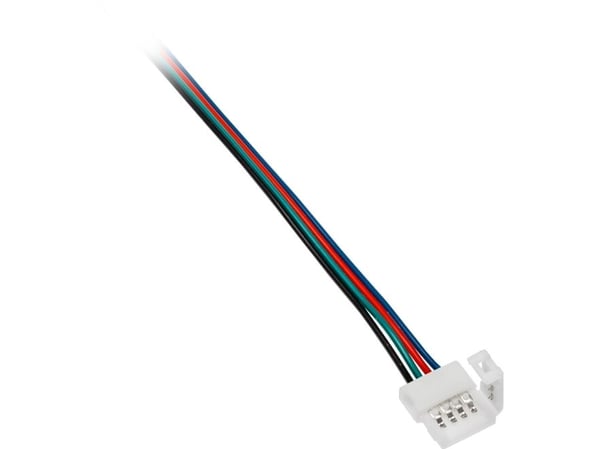 GTV kobling XC11 for RGB LED-lister med 2m kabel (LD-ZTLRGB2M-4N)