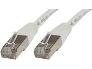MicroConnect - Nettverkskabel - RJ-45 (hann) til RJ-45 (hann) - FTP - CAT 5e - med støvel - hvit