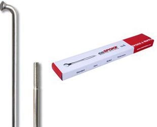 CN eiker STD14 2.0-2.0-2.0 rustfritt stål 282 mm sølv + nippel 144 stk. (CN-STD282)