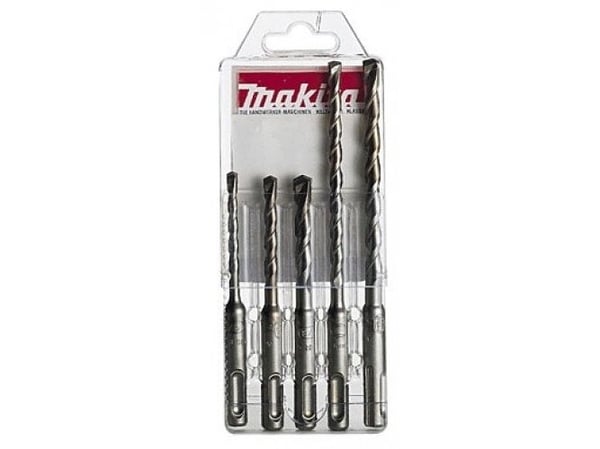 Makita D-00795, Drill, Spiralborekrone, Betong, Murverk, SDS Plus, Rustfritt stål, 5 stykker