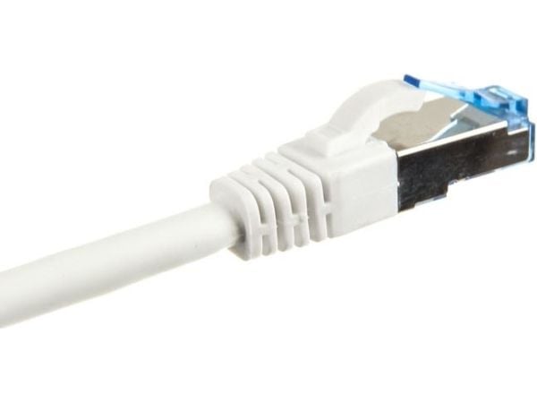 InLine 76811W, 1 m, Cat6a, S/FTP (S-STP), RJ-45, RJ-45, Hvit