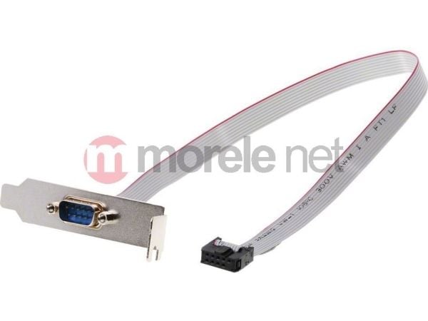 Delock Slot Bracket > 1 x Serial - Serielt panel - DB-9 (hann) til 9-pins IDC (hunn) - 40 cm