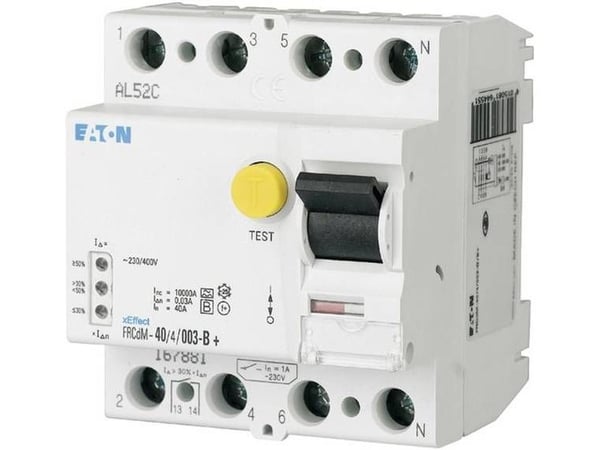 Eaton FRCDM-40/4/003-G/B, Vikavirtasuoja, 10000 A, IP20