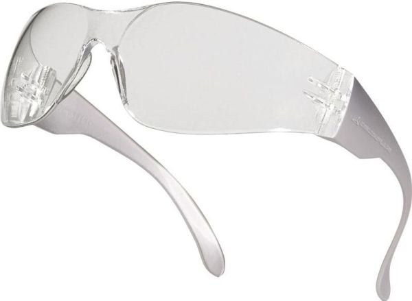 DELTA PLUS Safety glasses made of UV400 clear polycarbonate (BRAV2IN)