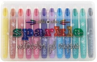 Glitter gelkritt 12 farger