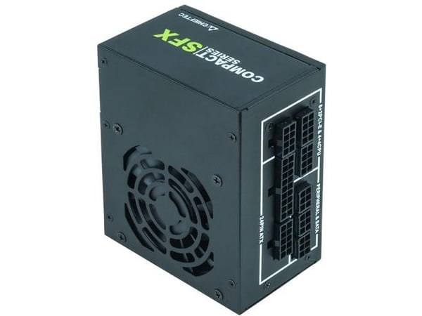 Chieftec Compact Series CSN-550C - Nätaggregat (intern) - ATX12V 2.3/ SFX12V - 80 PLUS Gold - AC 100-240 V - 550 Watt - aktive PFC - svart