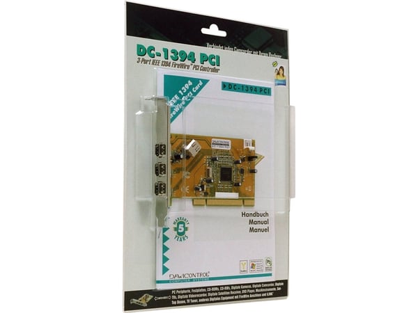 Dawicontrol DC-1394 PCI - Videokapningsadapter - PCI