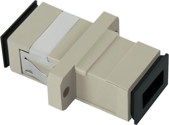 Qoltec Simplex - Verkkoliitin - SC/UPC monimuotoliitin (naaras) SC/UPC monimuotoliittimeen (naaras) - valokuituoptiikka
