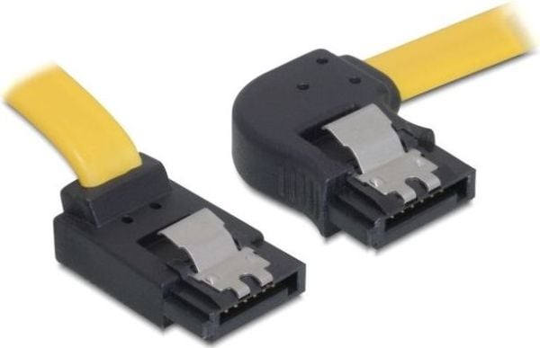 DeLOCK SATA 30cm, 0,3 m, SATA I, Keltainen