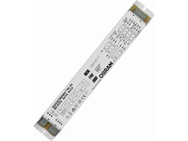 Osram QT-FIT5 3X14,4X14, 50000 timer, -15 - 50 °C, 198 - 264 V, 50/60 Hz, 40 A, 40 mm