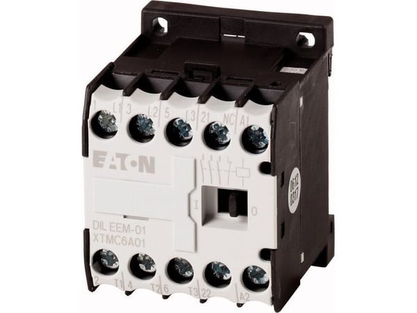 Eaton DILEEM-01(24V50/60HZ), Musta, Valkoinen, IEC/EN 60947-4-1; UL 508; CSA-C22.2 No. 14-05; CE, 690 V, 50/60 Hz, 170 g, -25 - 50 °C
