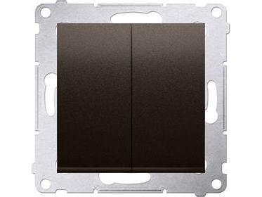 Kontakt-Simon DW5A.01/46, Plast, Pronssi, IP20, IP44, 250 V, 16 A, 75 mm