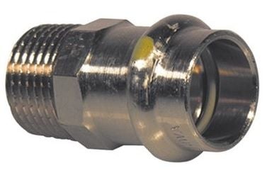 VIEGA Profipress gas overgang ½"x22mm, af rødgods muffe/nippel, SC-contur