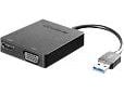Lenovo Universal USB 3.0 to VGA/HDMI Adapter - Ekstern videoadapter - USB 3.0 - HDMI, VGA