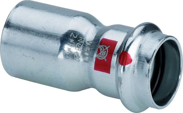 VIEGA Prestabo reduktion muffe / nippel 28x15mmaf ulegeret stålSC-contur