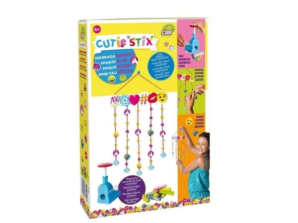 Cutie Stix emoticon-dekorasjon